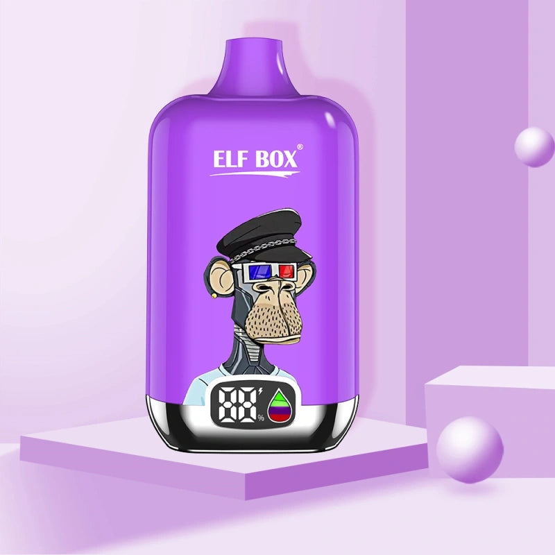 ELF Box Digital 12000 Puffs - Grape Ice