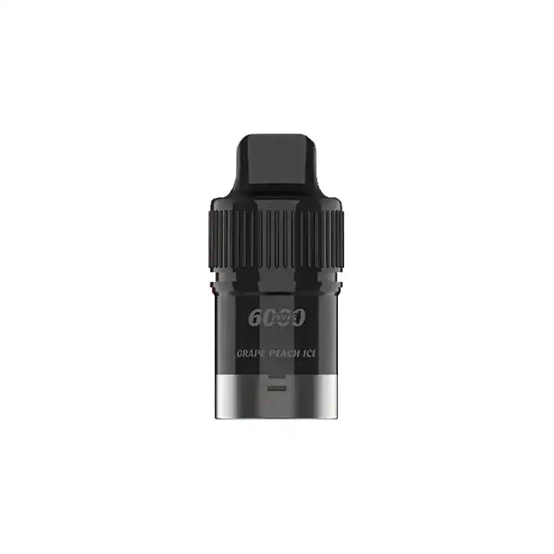 IGET BAR PLUS POD ONLY - GRAPE PEACH ICE - 6000 PUFFS