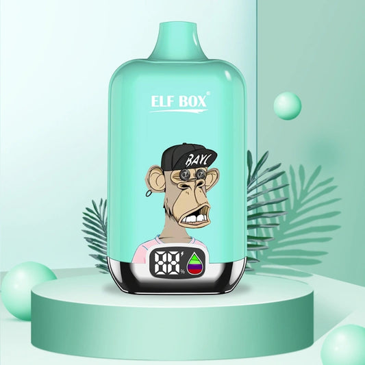 ELF Box Digital 12000 Puffs - Strawberry Kiwi Fruit